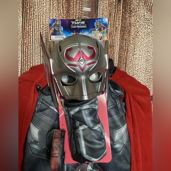 Disney Mighty Thor Love of Thunder Girls Costume Sz 4T - Picture 3 of 6